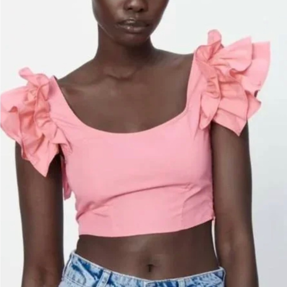 Zara Pink Top